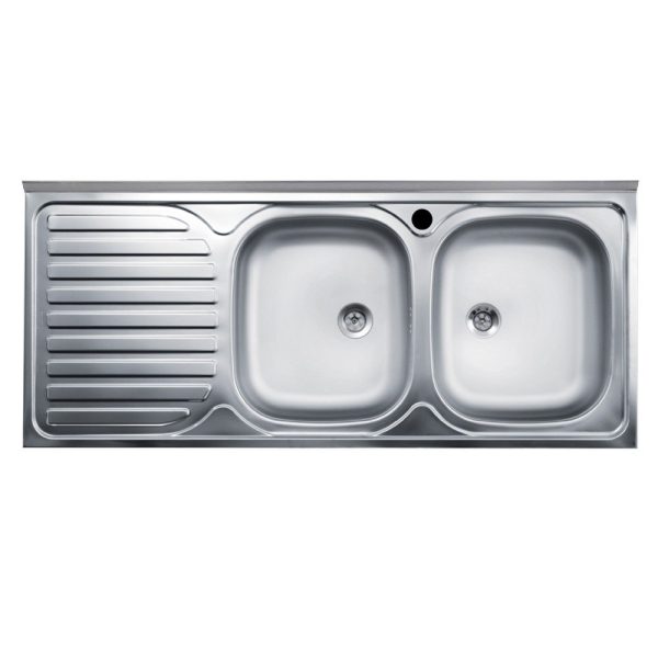 Lavello appoggio 50 series 120x50 cm SA127 sinistro