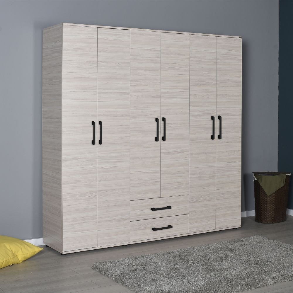 32868.jpg Armadio GRD4262023 rovere 6 ante e 2 cassetti - immagine 1