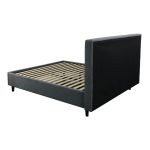 Letto matrimoniale Snello con rete fissa in tessuto Ash grigio - immagine 6