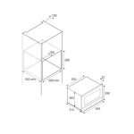 Forno a microonde Bertazzoni F383MODMWSGNE da incasso 3 funzioni 60 cm. nero - immagine 2