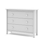 Comò Max 3 cassetti in legno massiccio colore bianco - immagine 11