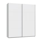Armadio Afra 2 ante scorrevoli colore bianco - immagine 6