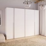 Armadio Callia con 2 ante battenti e 2 ante scorrevoli colore bianco 270.3x61.2xH210.5 cm. - immagine 2