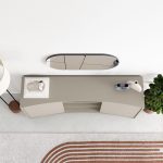 Madia Frem con 2 ante e 3 nicchie a giorno colore cashmere - immagine 3