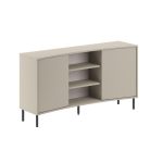 Madia Frem con 2 ante e 3 nicchie a giorno colore cashmere - immagine 6