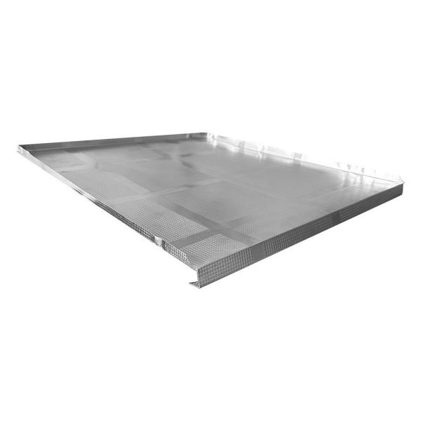 Protezione sottolavello alluminio goffrato spessore 0.3 mm senza guarnizione 414X500 mm.
