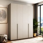 Armadio Modular 4 ante battenti colore cashmere