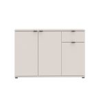 Mobile multiuso Segno con tre ante e 1 cassetto L 120 cm colore cashmere - immagine 2