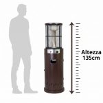 STUFA  FIRE CIRCLE GLASS MOKA - immagine 3