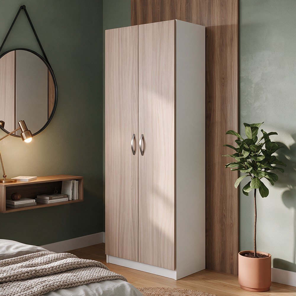45871.jpg Armadio 247x58x90 due ante olmo - immagine 1