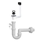 Lavello appoggio 80x50 SA216  1 vasca e gocciolatoio destro - immagine 9