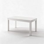 Tavolo allungabile FIRENZE 120x80 bianco frassinato - immagine 2