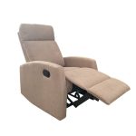 Poltrona relax Giada manuale tessuto tortora - immagine 2