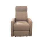 Poltrona relax Giada manuale tessuto tortora - immagine 4
