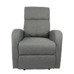 Poltrona relax Giada manuale tessuto grigio - immagine 3
