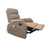 Poltrona relax Futura Mozart Taupè manuale 8 punti di massaggio - immagine 2