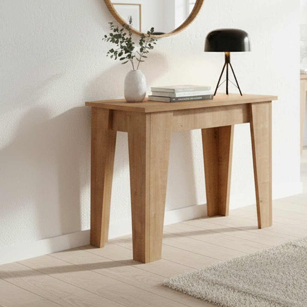 52569.jpg Consolle allungabile Natron rovere 50x90 cm - immagine 1