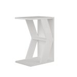 Tavolino da divano Naze porta computer bianco - immagine 2