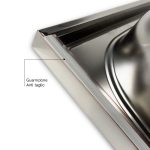 Lavello appoggio 50 series 120x50 cm 2 vasche SA127 destro - immagine 8