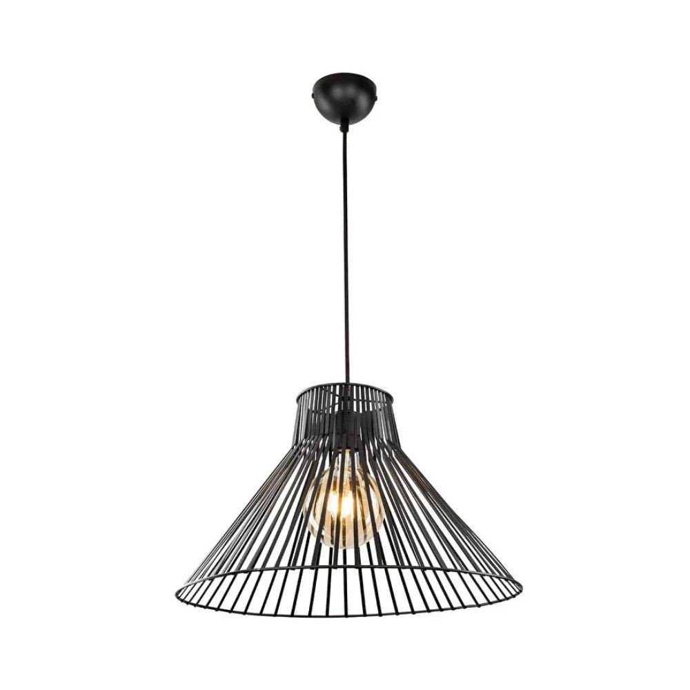 53580.jpg Lampada a sospensione Panama MDL4135 filo metallico nero - immagine 1