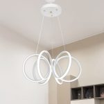 Lampada a sospensione LED Ilya forma spirale bianca MDL4439 - immagine 4