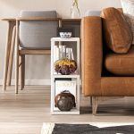 Tavolino laterale da salotto Lazena colore bianco - immagine 4