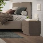 Comodino Mustella 2 cassetti colore bronzo - immagine 2