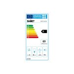 Cappa integrata sottopensile Samet Kripto60 luce led 3 livelli velocità 60 cm. nero classe D - immagine 3