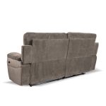 Divano recliner Boston 3 posti manuale in tessuto barrel 21 tortora - immagine 5
