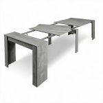Consolle allungabile Ofelia colore grigio cemento - immagine 4