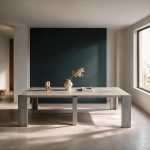 Consolle allungabile Ofelia colore grigio cemento - immagine 9