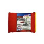 Set 4 spugne scrub multicolor per cucina