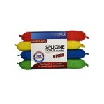 Set 4 spugne scrub multicolor per cucina - immagine 2
