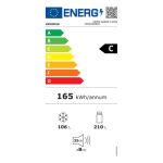Frigorifero combinato Grundig GKPN66840LXRW libera installazione no frost 324 lt classe C dark inox - immagine 5