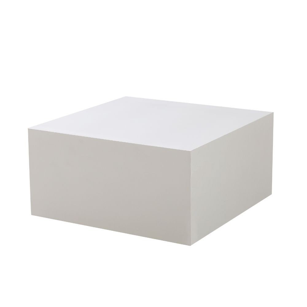 58413.jpg Tavolino da salotto Lola colore bianco 80x80x40 cm. - immagine 1