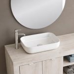 Mobile bagno sospeso Basic110 colore pino bianco - immagine 3