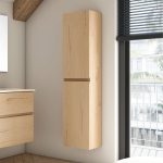Colonna bagno sospesa Londres con due ante colore rovere - immagine 2