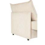 Divano letto Ghide con contenitore colore panna 217x86x95 cm. - immagine 9