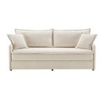 Divano letto Ghide con contenitore colore panna 217x86x95 cm. - immagine 15