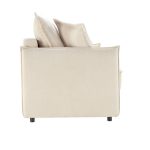 Divano letto Ghide con contenitore colore panna 217x86x95 cm. - immagine 19