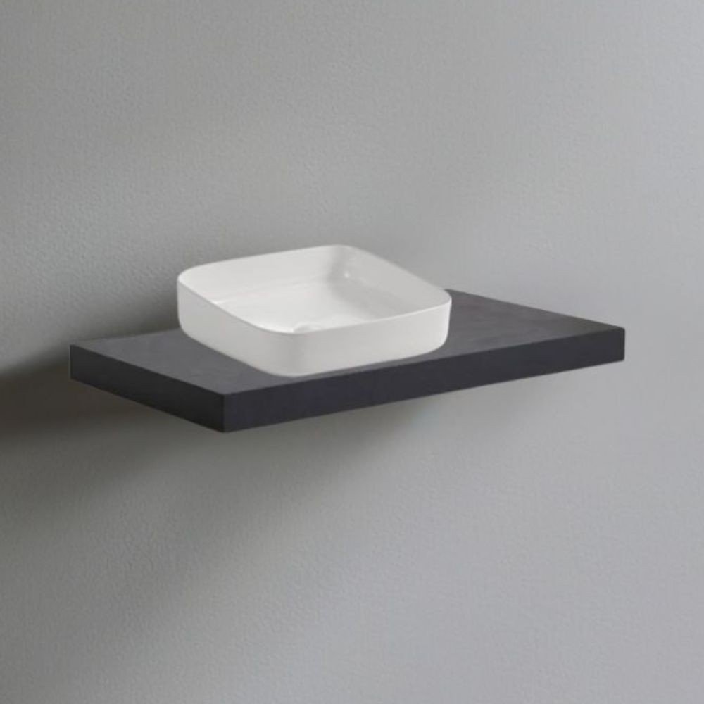 59366.jpg Mensolone da bagno 80x48 con lavabo da appoggio colore antracite - immagine 1