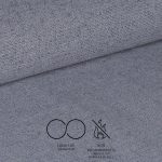 Sedia Vika in tessuto Nordic 15 grigio con piedini neri set 4 pezzi - immagine 5