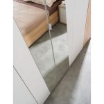 Camere da letto Fadri colore calce grigio chiaro e rovere miele - immagine 5
