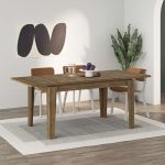 Tavolo allungabile Tolmen hitit noce140x80 allungabile a 190 cm.