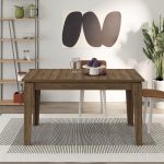 Tavolo allungabile Tolmen hitit noce140x80 allungabile a 190 cm. - immagine 3