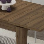 Tavolo allungabile Tolmen hitit noce140x80 allungabile a 190 cm. - immagine 4