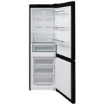 Frigorifero combinato Sharp SJNBA31IEBGD 331 lt No Frost con estetica glass nero classe D - immagine 2
