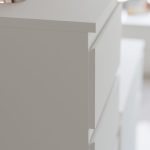 Cassettiera Morgan 3 cassetti 41.8 x H 61.5 x 32.2 cm colore bianco - immagine 2