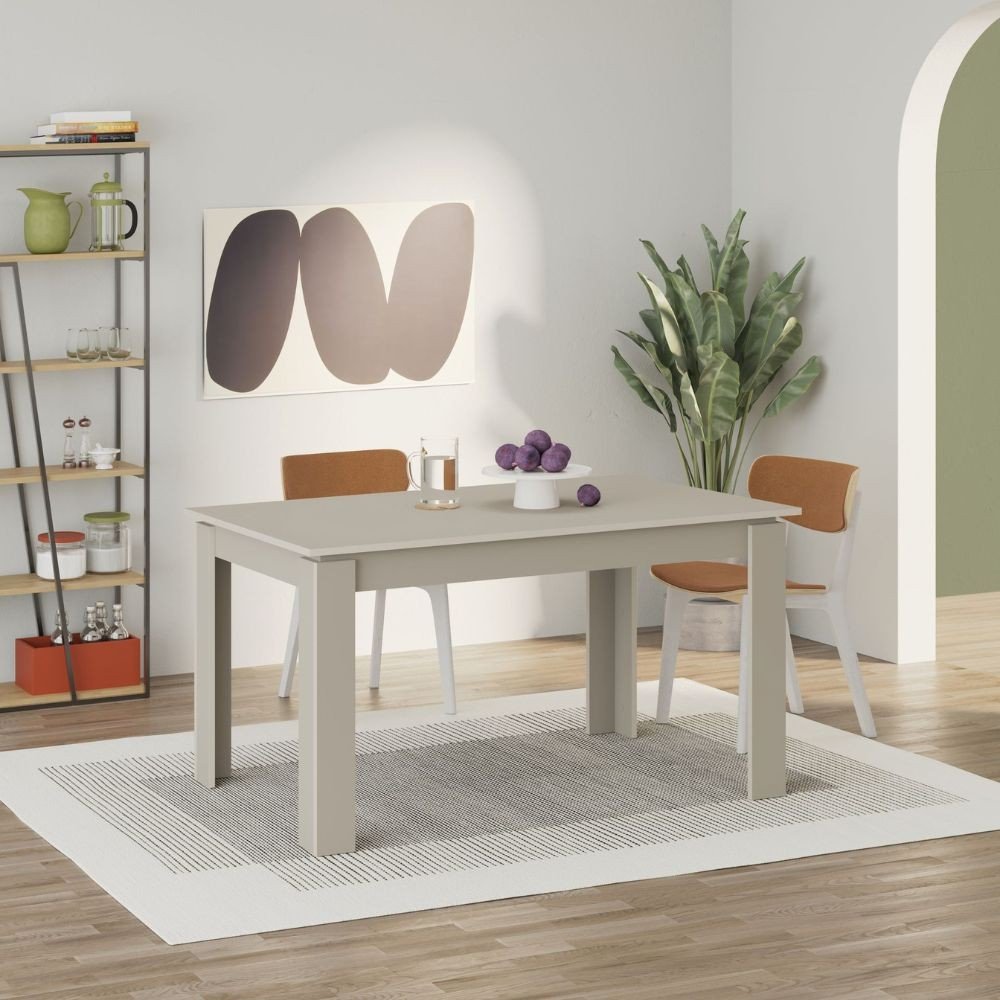63507.jpg Tavolo allungabile Megaron colore cashmere 120x80 cm. - immagine 1