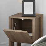Comodino Ema hitit noce con anta ribalta 30x30x55h - immagine 3